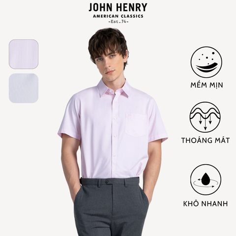 Áo Sơ Mi Nam Công Sở Tay Ngắn