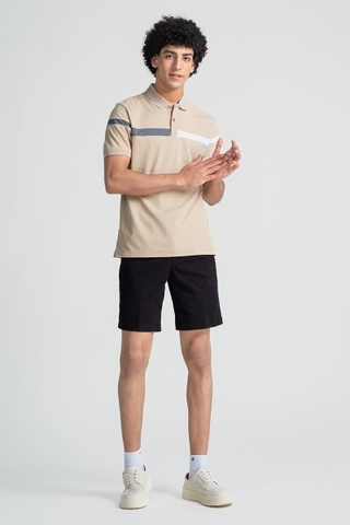 Quần Short Nam Khaki Trên Gối