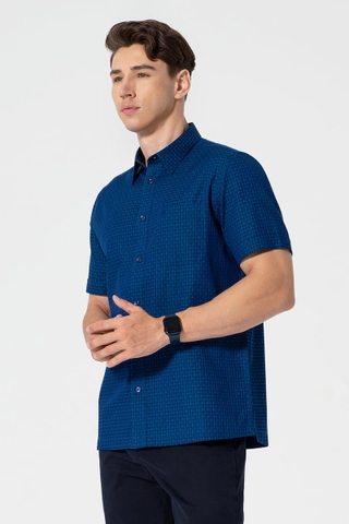 Áo Sơ Mi Nam Tay Ngắn Form Suông