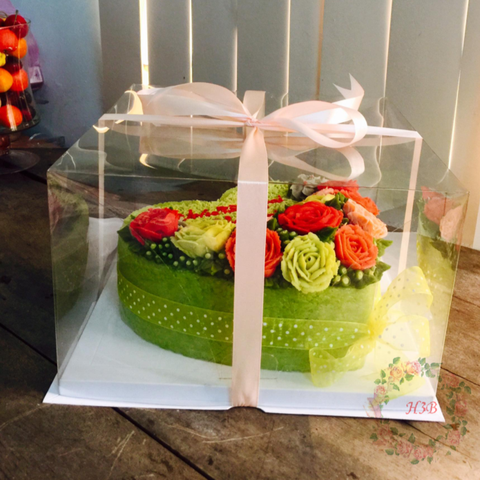 HỘP BÁNH KEM TRONG SUỐT SIZE 32 [VN]