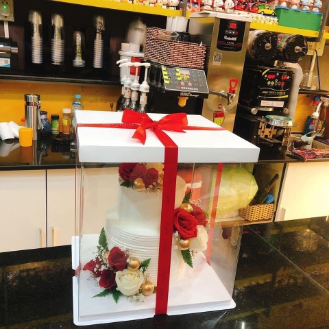 Hộp Đựng Bánh Kem Mica Nhựa Trong Size 35[VN]