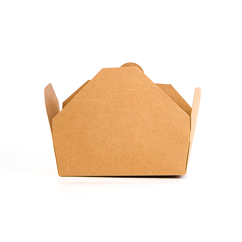 Hộp Giấy Kraft 1400ml (23,7oz) - Nắp Gài Chéo