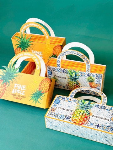 Hộp Giấy Đựng Bánh Dứa - Bánh Quy Tết 2025