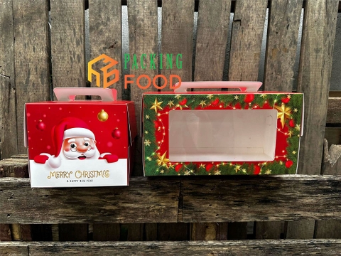 Hộp Giấy Đựng Bánh Kem Khúc Cây Giáng Sinh