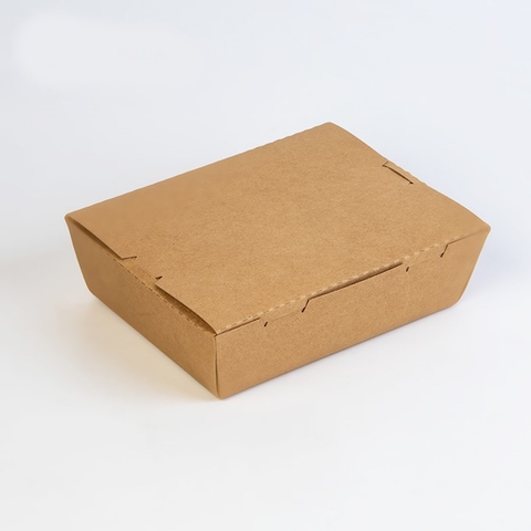 Hộp giấy kraft B1600 ml (54,1 Oz) Không Cửa Sổ