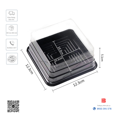 Hộp Nhưa Đựng Bánh JB12-12