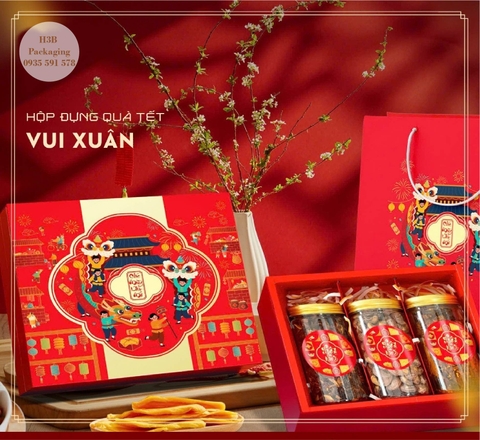 Hộp Đựng Quà Tết 2025 