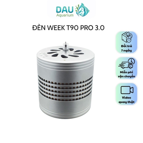 Đèn WEEK T90 Pro RGB+UV (Chỉnh App) - Đèn thuỷ sinh dạng lon cao cấp, đánh màu cá, cây rực rỡ, phù hợp nhiều phong cách