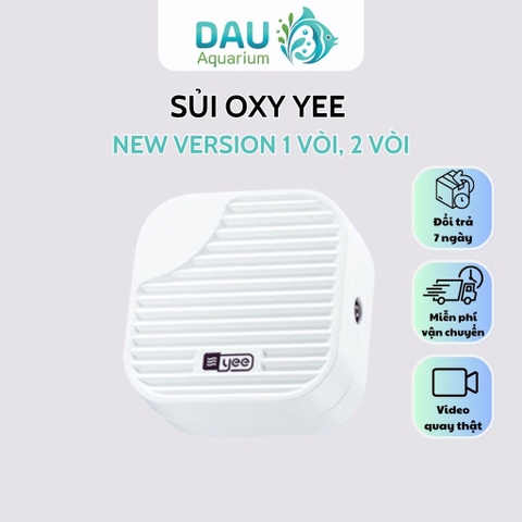 Sủi oxi siêu êm YEE (Bản nâng cấp) - Mạnh mẽ hơn, êm ái phù hợp với không gian cần sự yên tĩnh