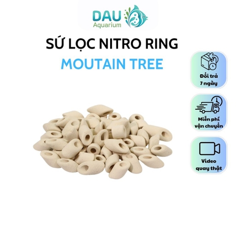 Vật liệu lọc Mountain Tree Nitro Ring (1L) - nhẫn nhỏ vật liệu lọc cao cấp khử NO2 nuôi vi sinh