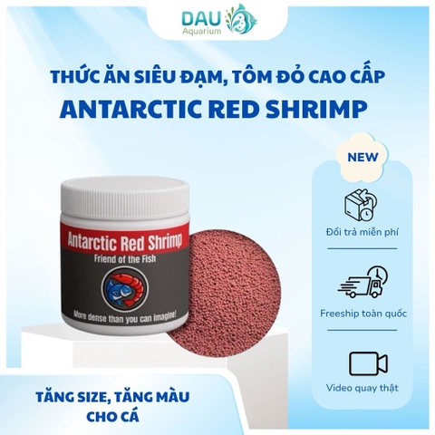Cám tôm đỏ siêu đạm Antartic Red Shrimp (50g) - Kích màu mạnh cho cá thuỷ sinh, tăng size nhanh và tiêu hoá tốt
