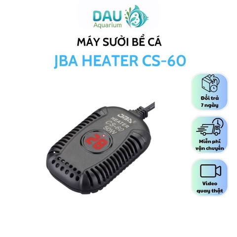 Máy Sưởi Heater CS-60 Sử Dụng Cho Bể Cá Cảnh, Rùa Cảnh - Hiển thì đèn LED, điều chỉnh dễ dàng, an toàn