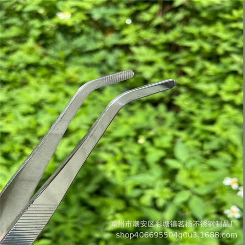 Nhíp cong, thẳng trồng cây thủy sinh bằng thép không gỉ kích thước dài 27 cm