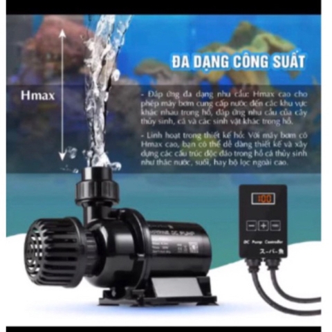 Máy bơm chống giật DC MARINE - Bơm cao cấp, điều chỉnh bảng điện tử