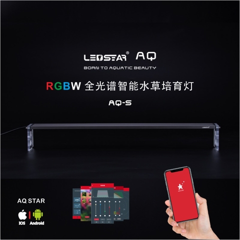 Đèn thuỷ sinh LEDSTAR AQ-S WRGB - Chỉnh App, đem đến trải nghiệm ánh sáng chân thực, giúp cây lên màu rực rỡ