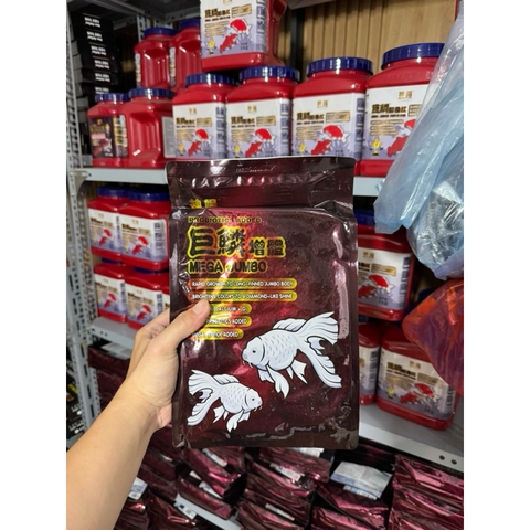 Cám chép sư tử, phi tần Mega Jumbo (Hạt nổi)- Hỗ trợ tăng body và vây dài đẹp, cung cấp dinh dưỡng toàn diện cho cá