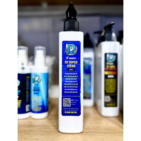D2 SUPER CLEAR - LÀM TRONG NƯỚC SIÊU TỐC (250ML,100ML)