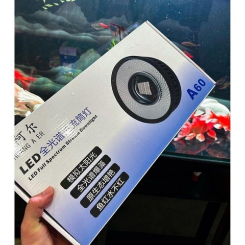 Đèn LED rọi A60 RGB (60/80W) - Nâng cấp ánh sáng mạnh mẽ, đánh màu cá rực rỡ, ánh sóng nước lung linh