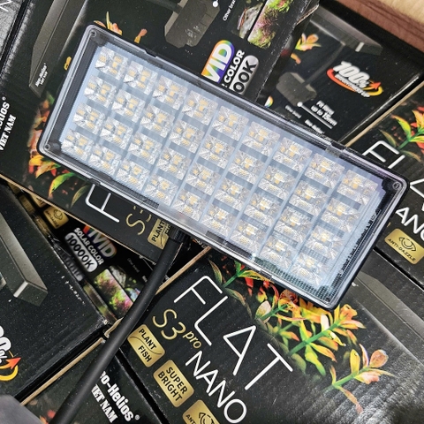 Đèn RGB S3 Flat Nano Pro+ 3 in 1 (Bản nâng cấp)- Bóng LED TriR RGB thế hệ mới, tăng cường màu cho cá cây, không màu nước