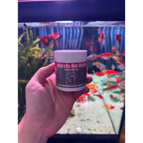 Cám tôm đỏ siêu đạm Antartic Red Shrimp (50g) - Kích màu mạnh cho cá thuỷ sinh, tăng size nhanh và tiêu hoá tốt