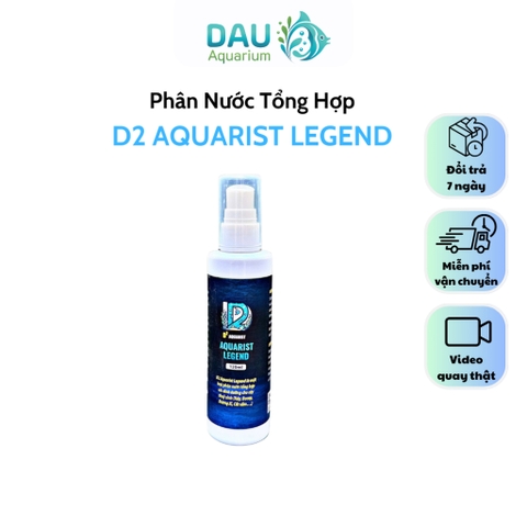 Phân Nước Tổng Hợp D2 Aquarist Legend - Đầy đủ dinh dưỡng cho cây thủy sinh (100-250ml)