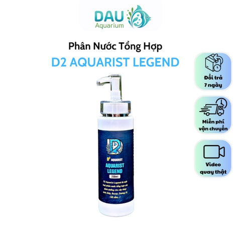 Phân Nước Tổng Hợp D2 Aquarist Legend - Đầy đủ dinh dưỡng cho cây thủy sinh (100-250ml)
