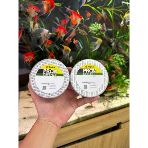 Tropical Prodefence - Thức ăn cá cao cấp bổ sung NỘI BÀO TỬ, LỢI KHUẨN tăng cường hệ tiêu hoá và miễn dịch 100G