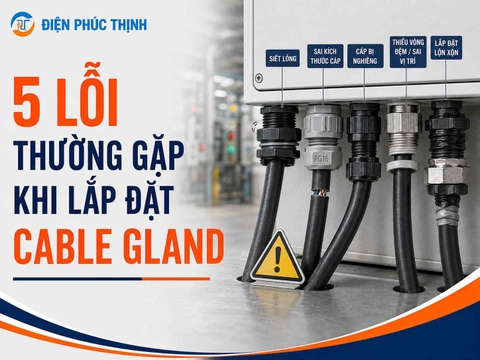5 Lỗi Thường Gặp Khi Lắp Đặt Cable Gland
