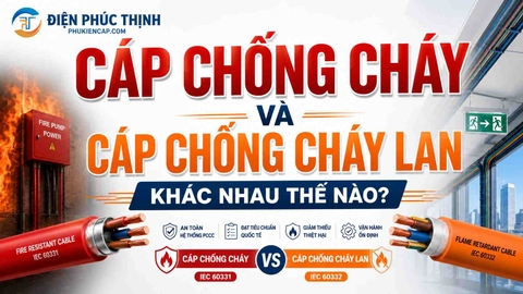 Cáp Chống Cháy Và Cáp Chống Cháy Lan Khác Nhau Thế Nào?