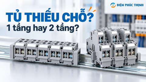 Cầu Đấu Hai Tầng Có Phù Hợp Khi Tủ Điện Thiếu Chỗ? Khi Nào Nên Dùng?