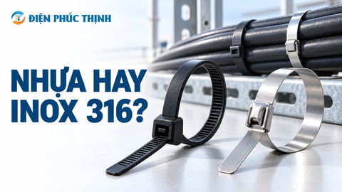 Dây Rút Inox 316 Hay Dây Rút Nhựa Cho Ngoài Trời? Khi Nào Cần Inox?