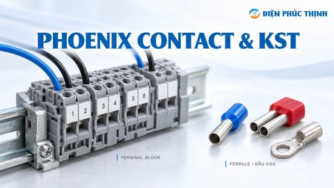 Cầu Đấu Phoenix Contact Và Đầu Cos KST Khác Nhau Thế Nào? Đừng Nhầm Terminal Block Với Ferrule