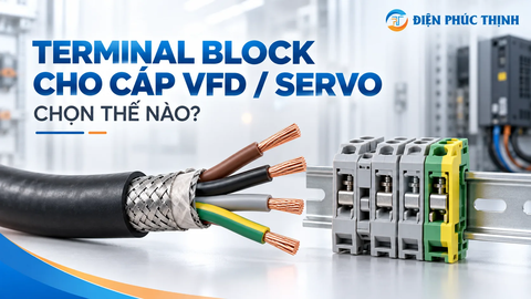 Terminal Block Cho Cáp VFD/Servo Nên Chọn Thế Nào?