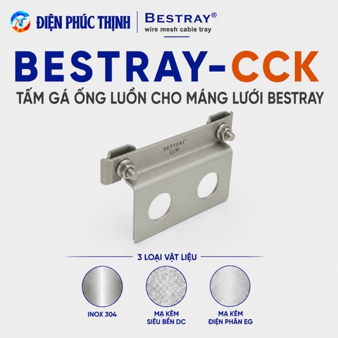 BESTRAY-CCK / Tấm Gá Ống Luồn Cho Máng Lưới Bestray