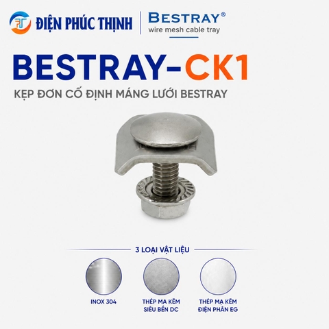 BESTRAY-CK1 / Kẹp Đơn Cố Định Máng Lưới Bestray