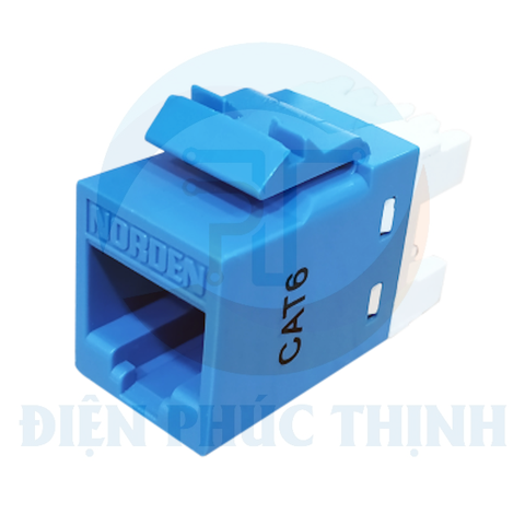 122-33P180BL / Đầu Nối Norden Category 6 UTP Keystone Punch Down