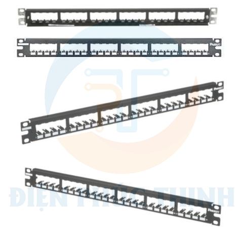 CP24BLY / Thanh đấu nối Panduit Mini-Com® 24 cổng - Kim Loại - Có Màn Chắn