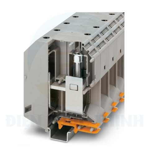 3010217 - Cầu đấu dây / Terminal Block UKH 240 - vặn vít 70-240mm2, dòng 415A, rộng 36mm, màu xám  - Phoenix Contact
