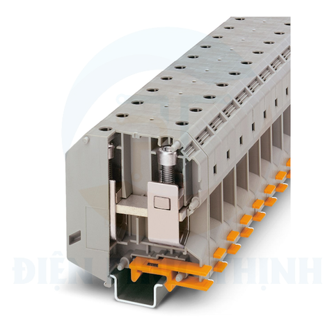 3010013 - Cầu đấu dây / Terminal Block UKH 95 - vặn vít 35-95mm2, dòng 232A, rộng 25mm, màu xám - Phoenix Contact