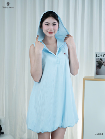 Đầm bí tanktop thêu hoa