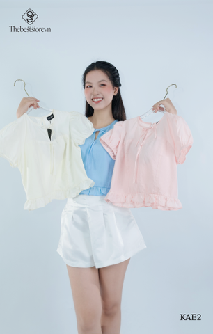Áo BBD tay chun vạt bèo