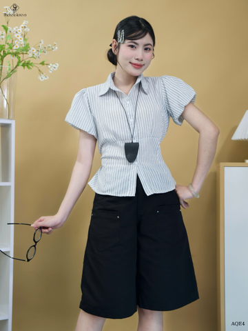 Quần ngố kaki 6 túi