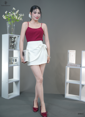 Chân váy vạt nơ