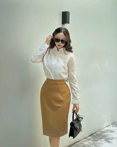 Áo sơ mi basic trắng
