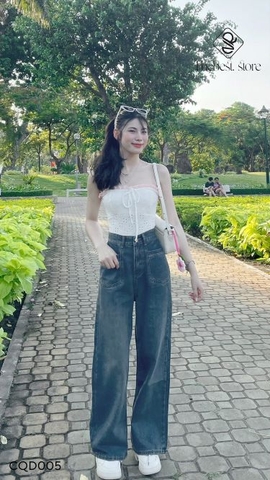 Quần Jean Suông 2 Túi Trước THE BEST CQD005 - NHẠT