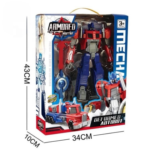 Robot Optimus Biến Hình – Đồ Chơi Robot Biến Hình Thành Xe Và Xe Biến Hình Thành Robot Cho Bé -POPIKIDS