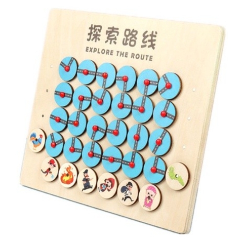 Đồ Chơi Trí Tuệ – Thử Thách Trí Não Explore The Route – Smart Game Puzzle Thông Minh Rèn Luyện Tư Duy Logic - POPIKIDS