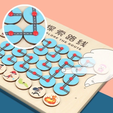 Đồ Chơi Trí Tuệ – Thử Thách Trí Não Explore The Route – Smart Game Puzzle Thông Minh Rèn Luyện Tư Duy Logic - POPIKIDS