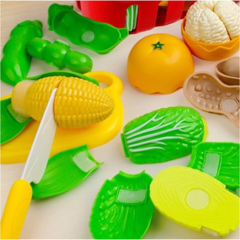 Bộ 3 Giỏ Cắt Hoa Quả 36 Chi Tiết – Đồ Chơi Trái Cây Bóc Vỏ, Thái Rau Củ Giúp Bé Học Về Thực Phẩm Và Kỹ Năng -POPIKIDS