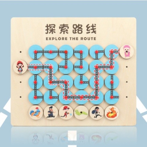 Đồ Chơi Trí Tuệ – Thử Thách Trí Não Explore The Route – Smart Game Puzzle Thông Minh Rèn Luyện Tư Duy Logic - POPIKIDS